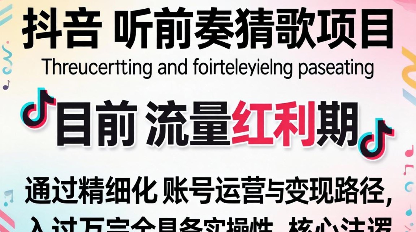 TikTok听前奏猜歌怎么变现