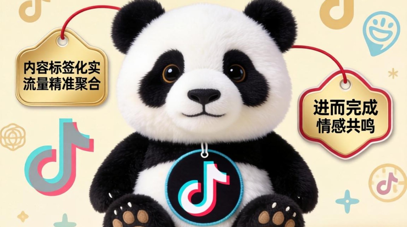 TikTok熊猫公仔标签怎么运营