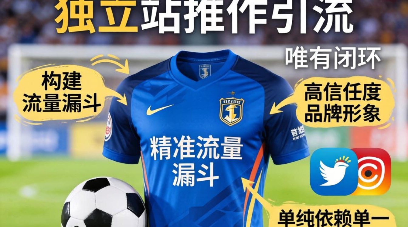 球衣独立站怎么推广引流