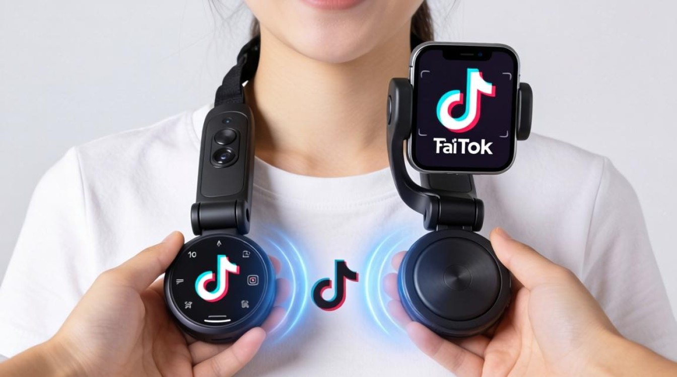 TikTok挂脖磁吸怎么用