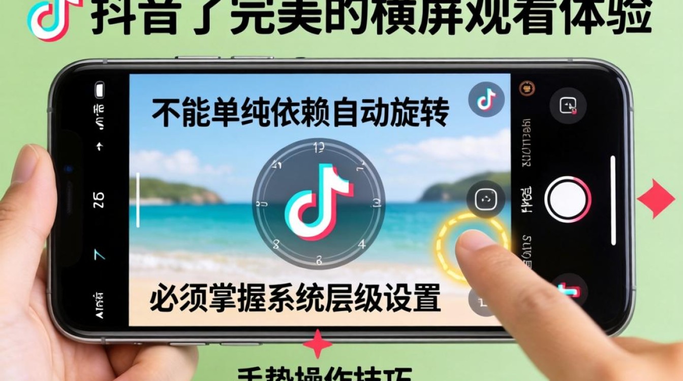 抖音横屏观看的正确方法