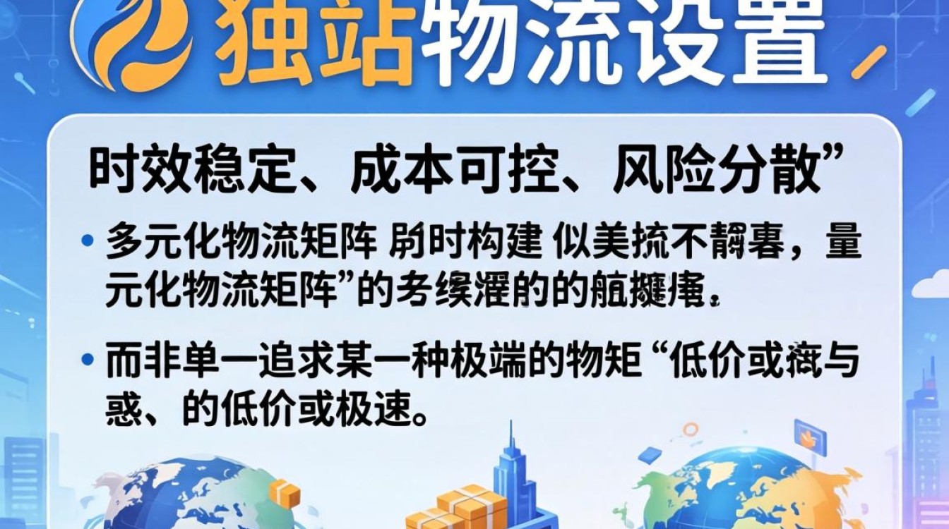 独立站的物流怎么设置