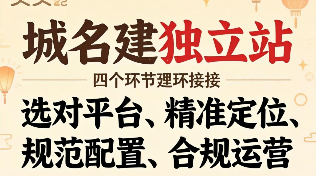 新手买域名建独立站详细步骤