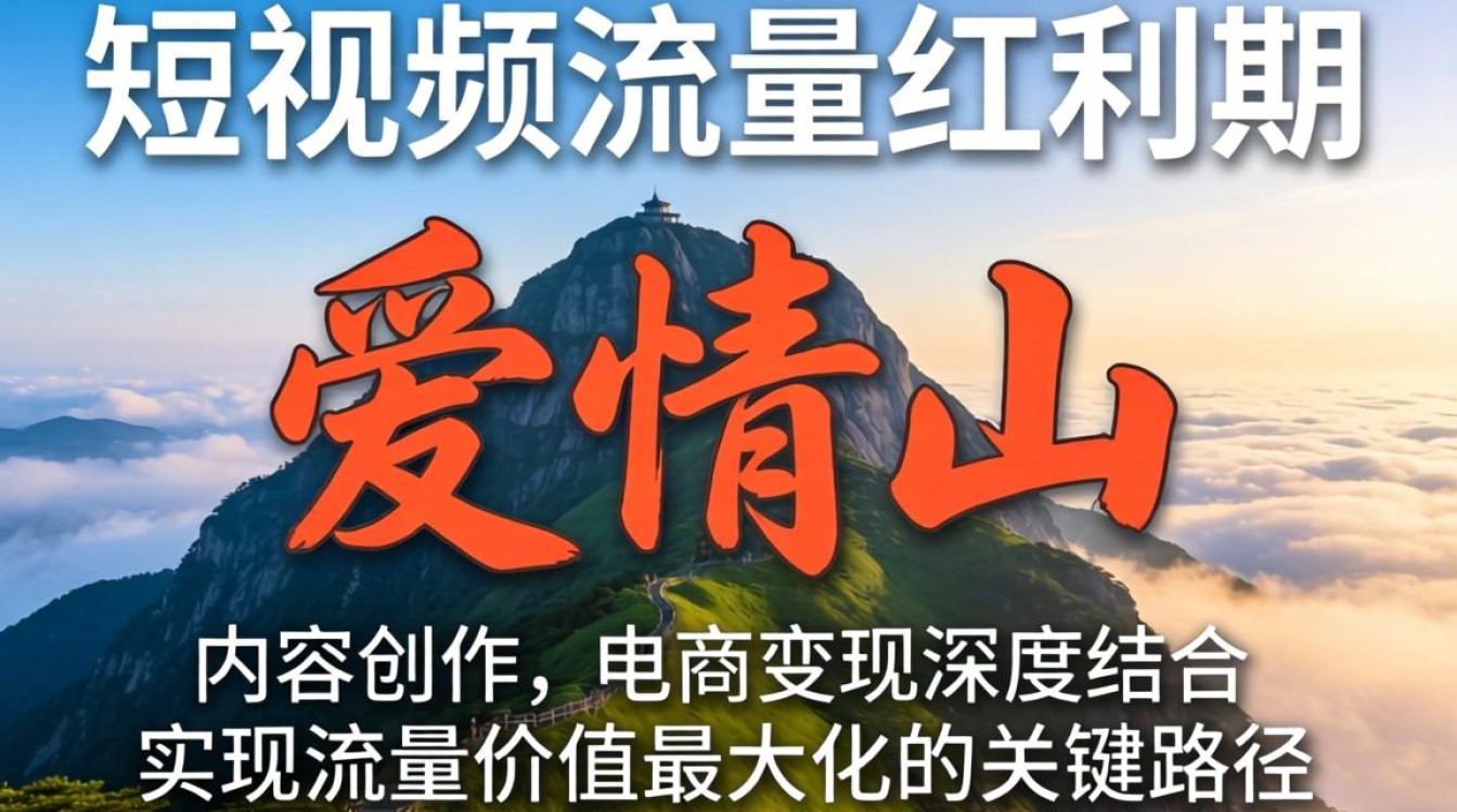 拍抖音爱情山怎么写文案