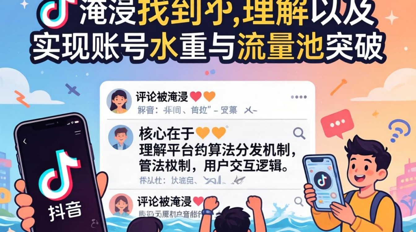 抖音评论被淹没怎么找到?如何提升账号权重突破流量池 如何提升账号权重突破流量池