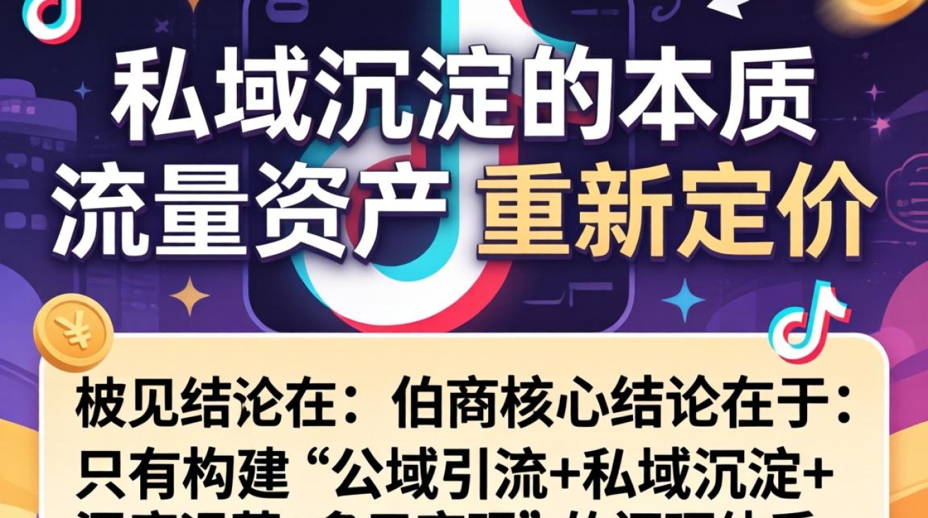 抖音私域沉淀运营技巧与变现模式全解