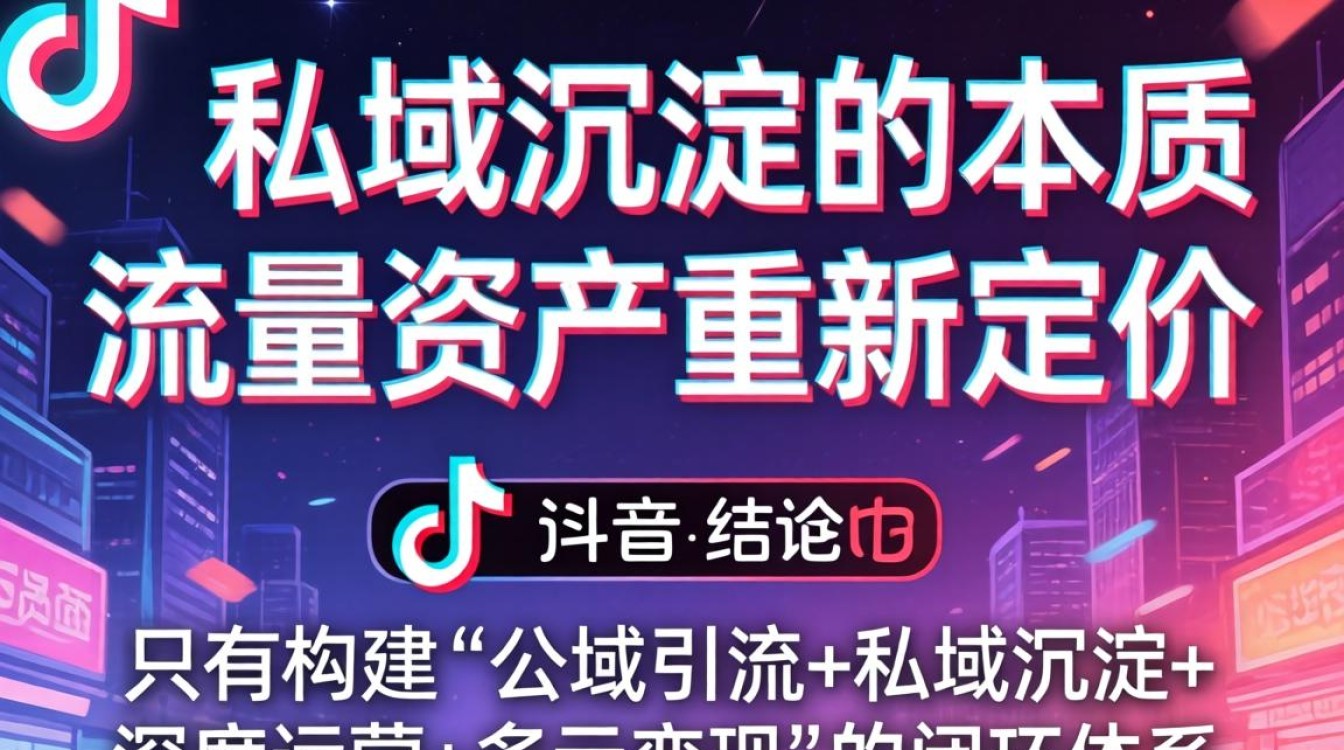 抖音私域沉淀运营技巧与变现模式全解