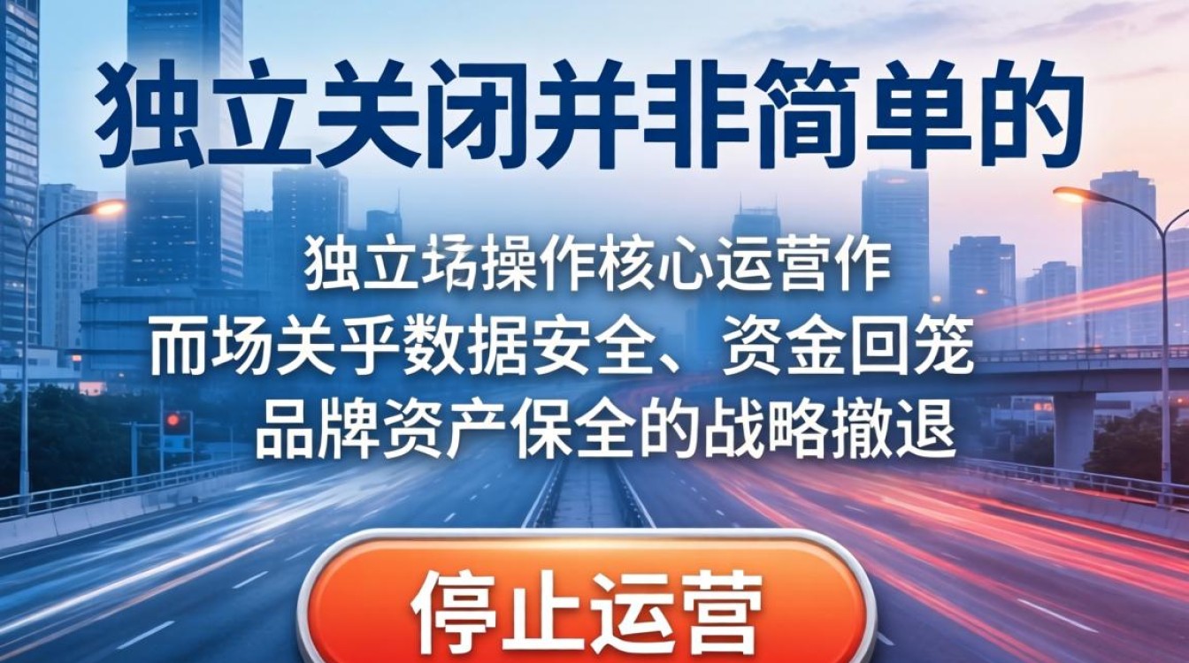 独立站关闭详细步骤教程