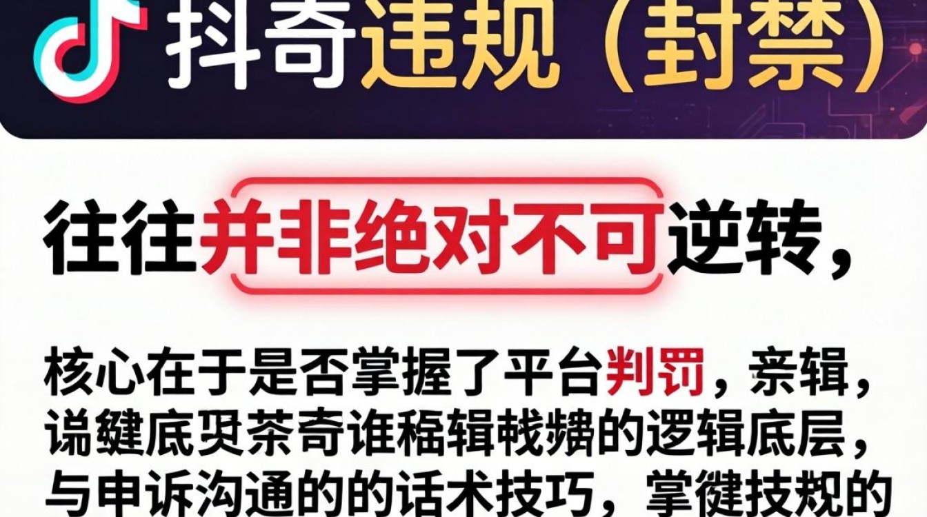 抖音违规申诉技巧与变现方法