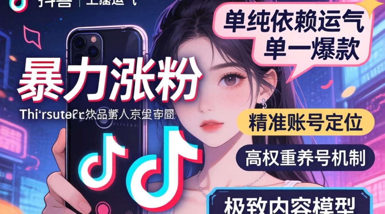 抖音暴力涨粉账号运营教程