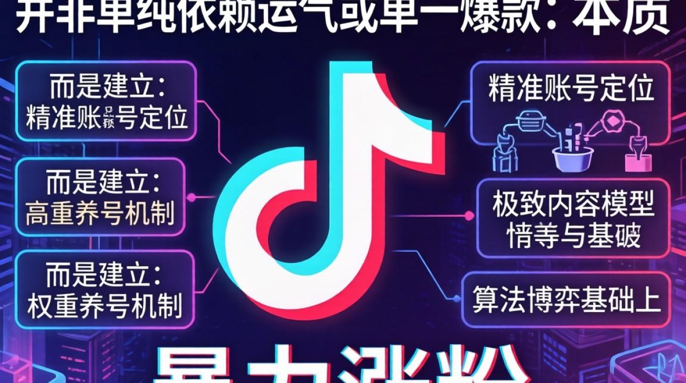 抖音暴力涨粉账号运营教程