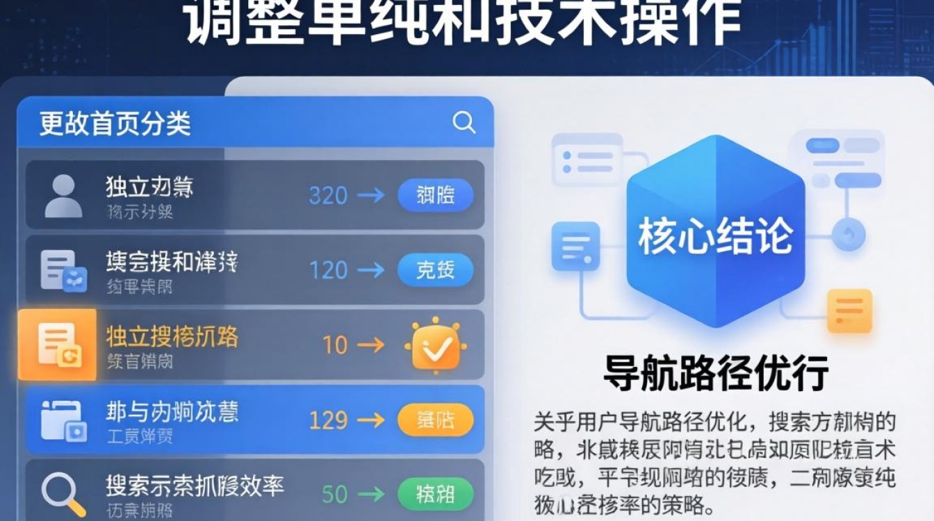 独立站首页怎么更改分类