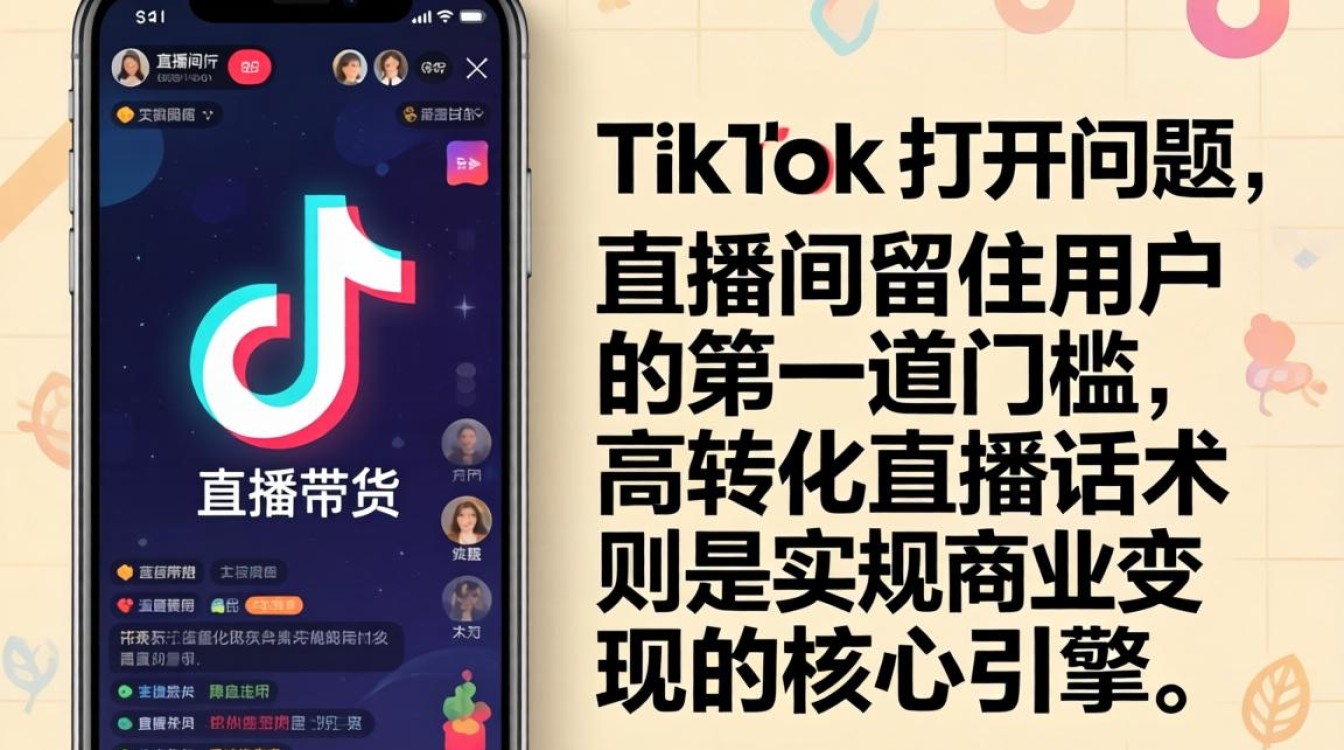 手机版tiktok打不开怎么回事?直播话术提升互动转化 手机版tiktok打不开怎么回事