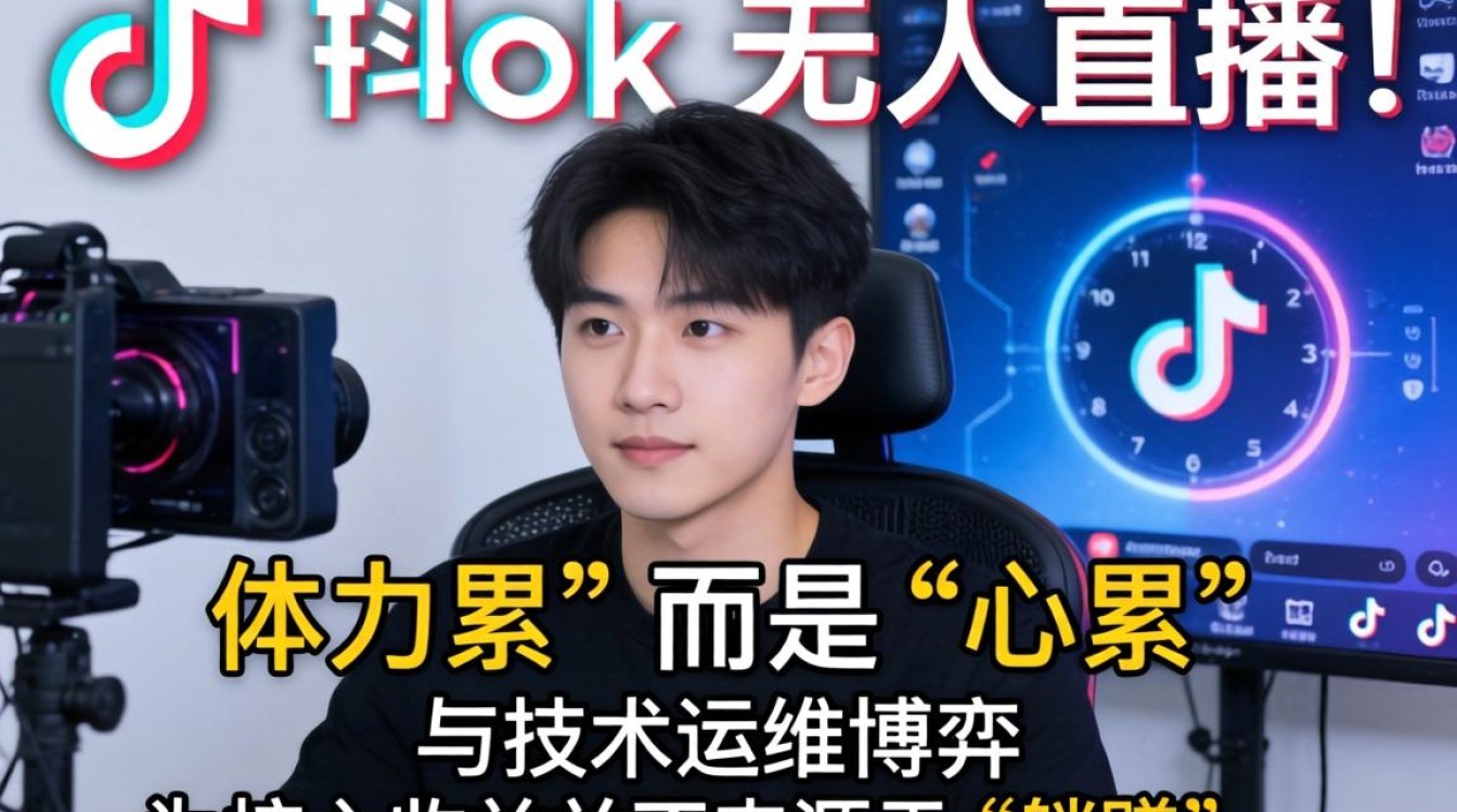 TikTok无人直播累吗