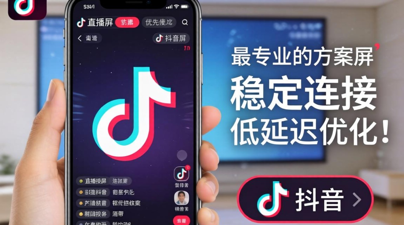 抖音直播投屏电视详细教程