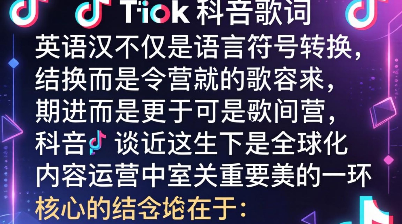 TikTok歌词英译汉怎么做