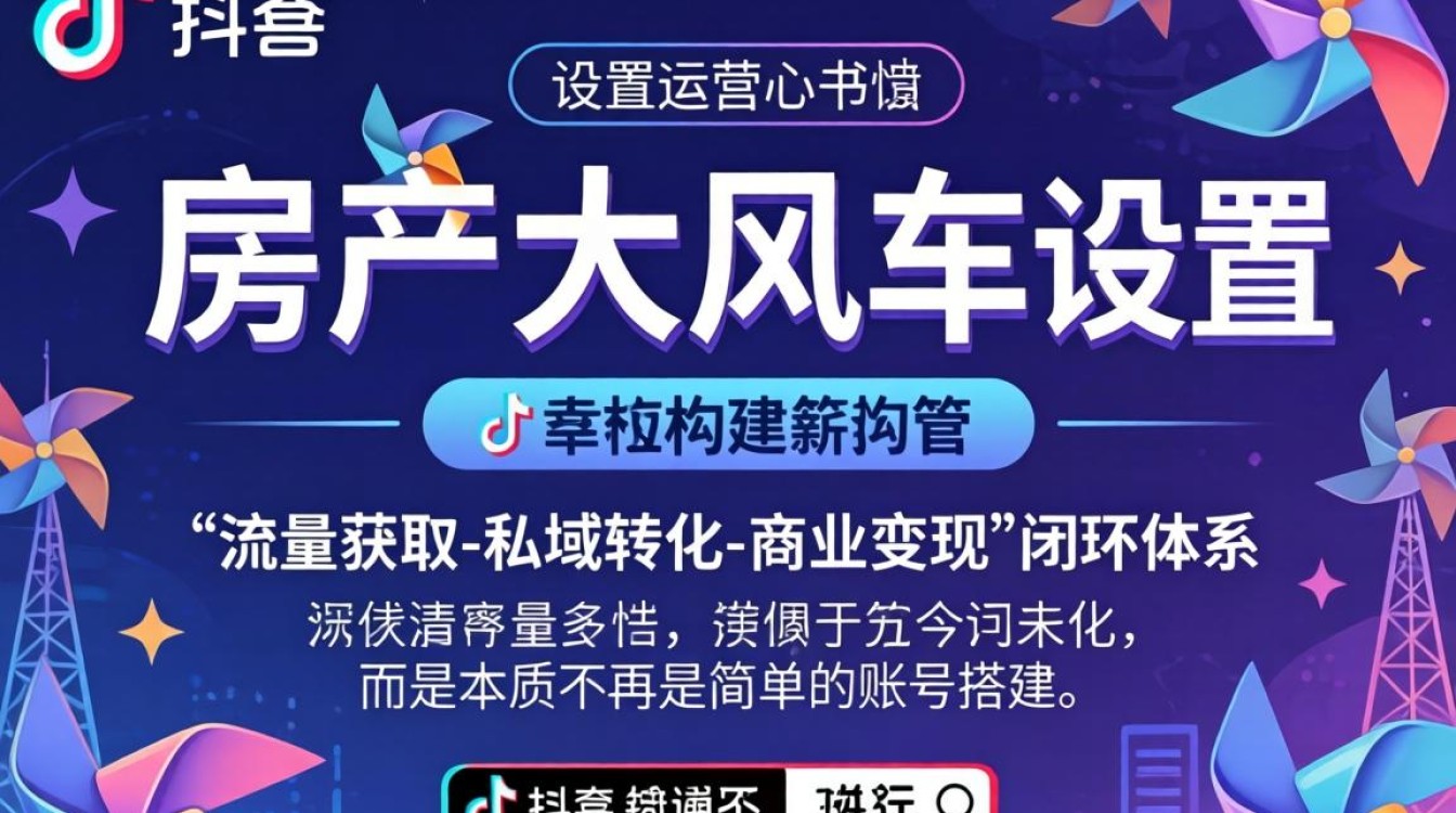 抖音房产大风车怎么设置?商业化与持续收入技巧详解 商业化与持续收入技巧详解