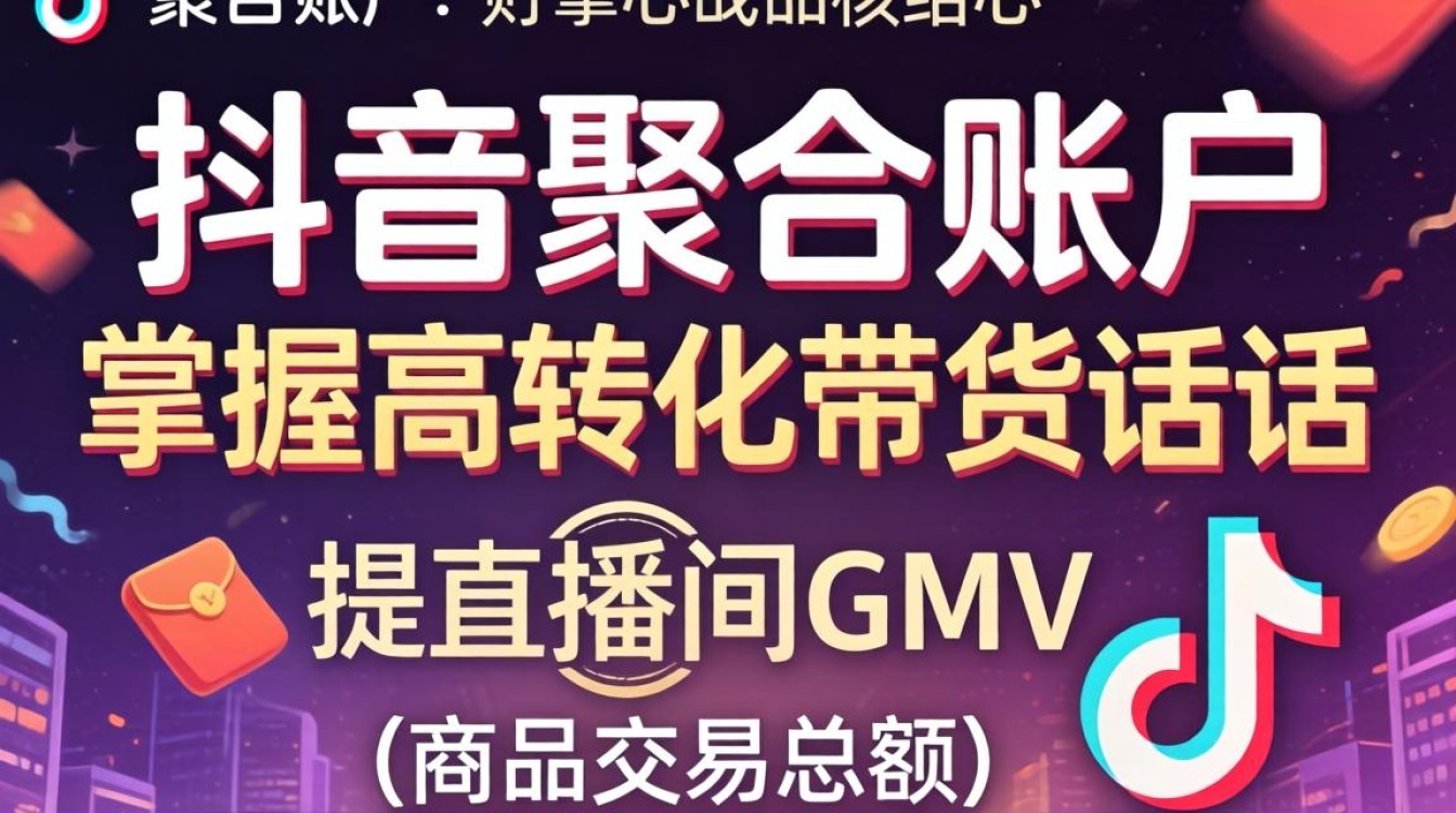 抖音聚合账户带货话术有哪些