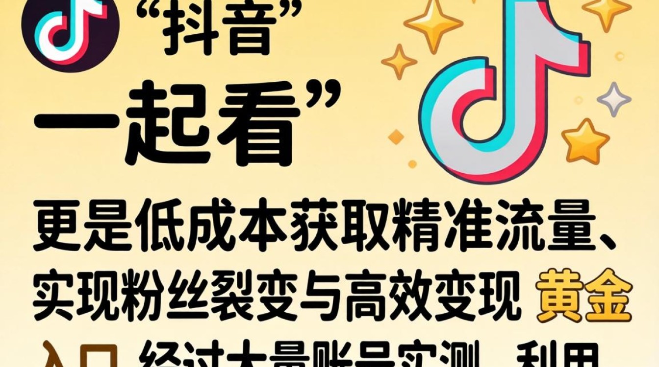 抖音一起看怎么赚钱