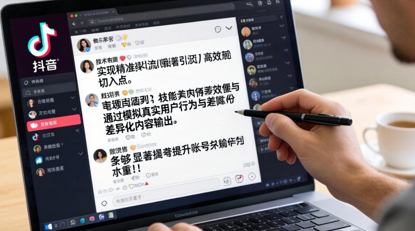 用电脑看抖音怎么画评论