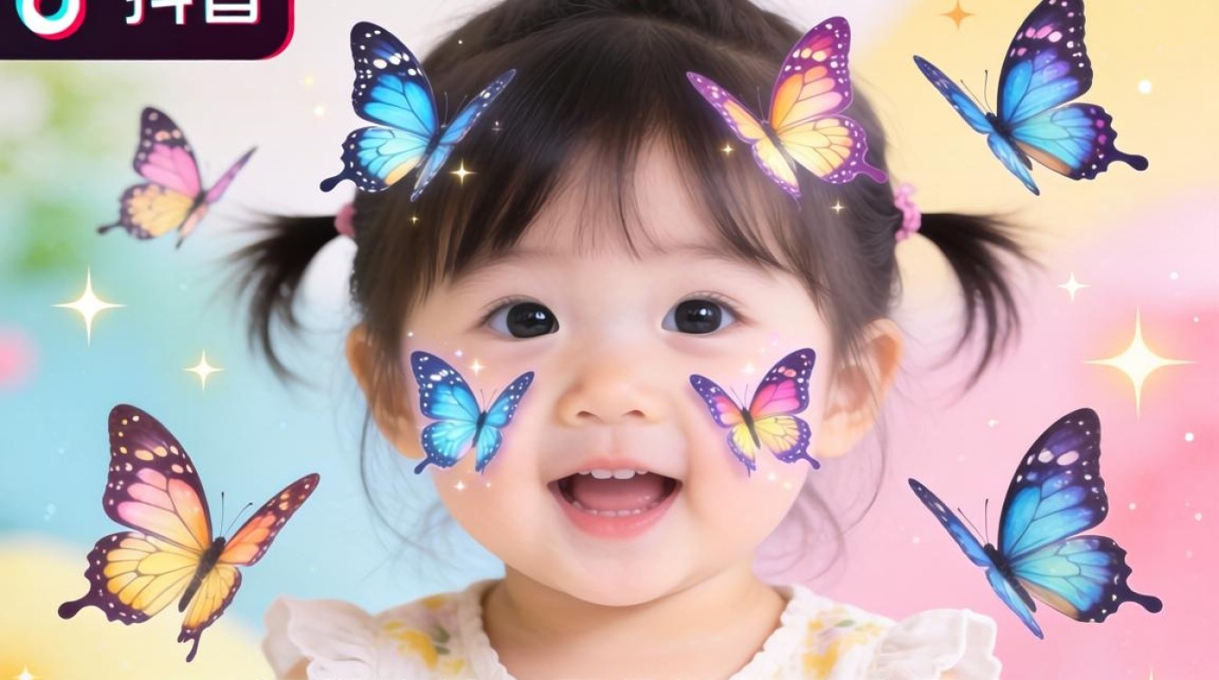 抖音宝宝蝴蝶特效怎么弄