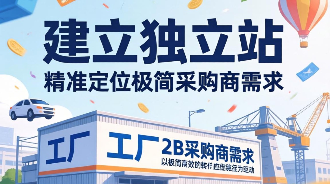 自己工厂独立站怎么建站