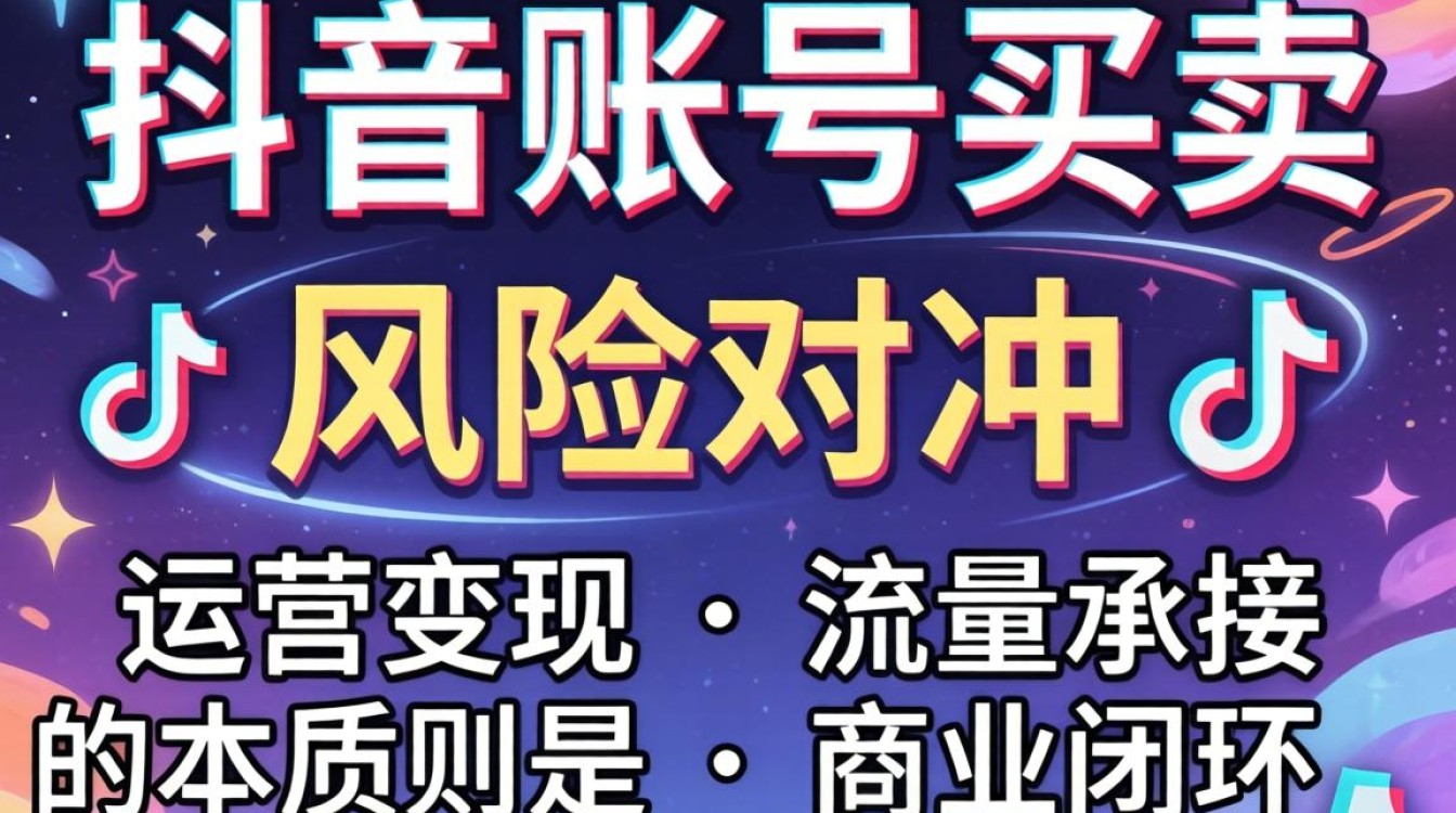 抖音账号买卖运营技巧与变现方法