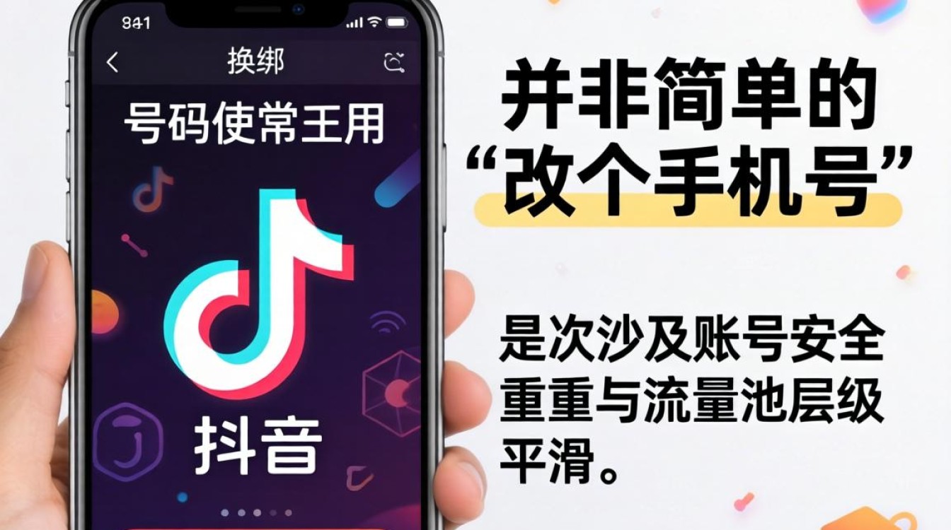 抖音换绑手机号会影响流量吗