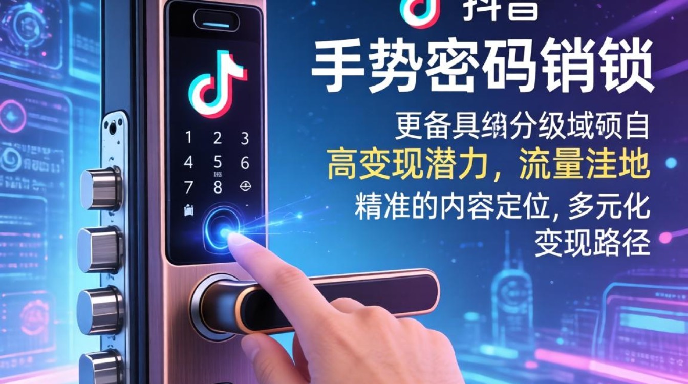 抖音怎么开锁手势密码锁