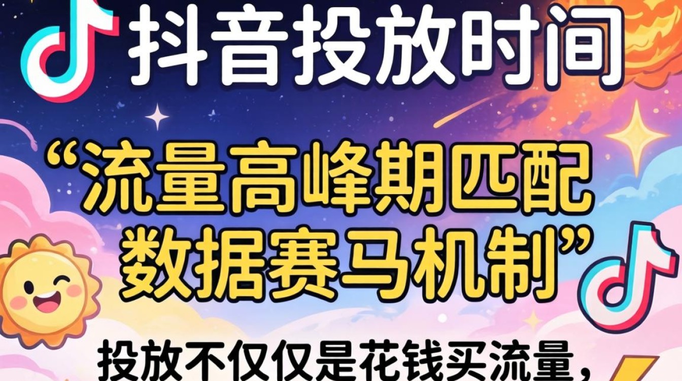 抖音投放最佳时间段是什么时候