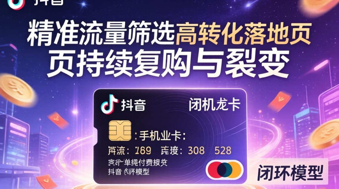 抖音手机卡推广怎么做流量大