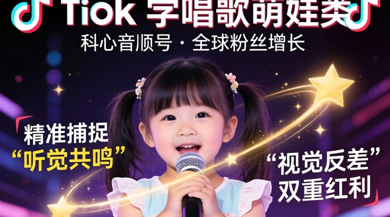 TikTok学唱歌萌娃如何涨粉