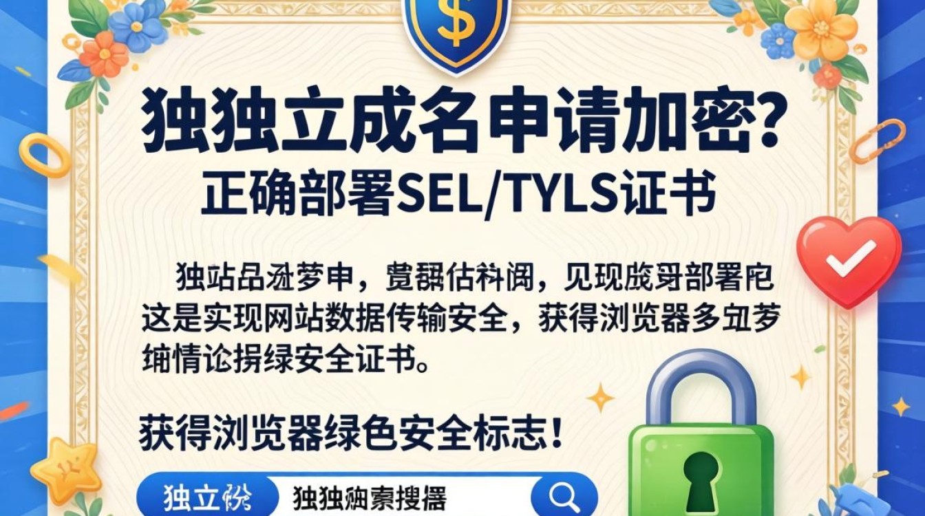 独立站域名SSL证书申请流程