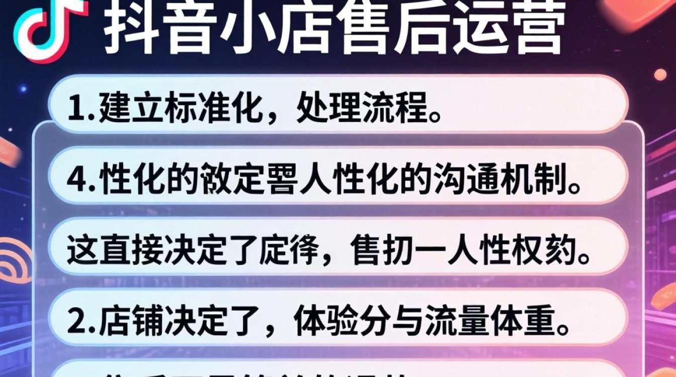 抖音小店售后运营技巧有哪些