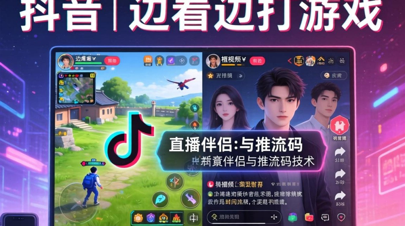 抖音直播边玩游戏边看视频怎么弄