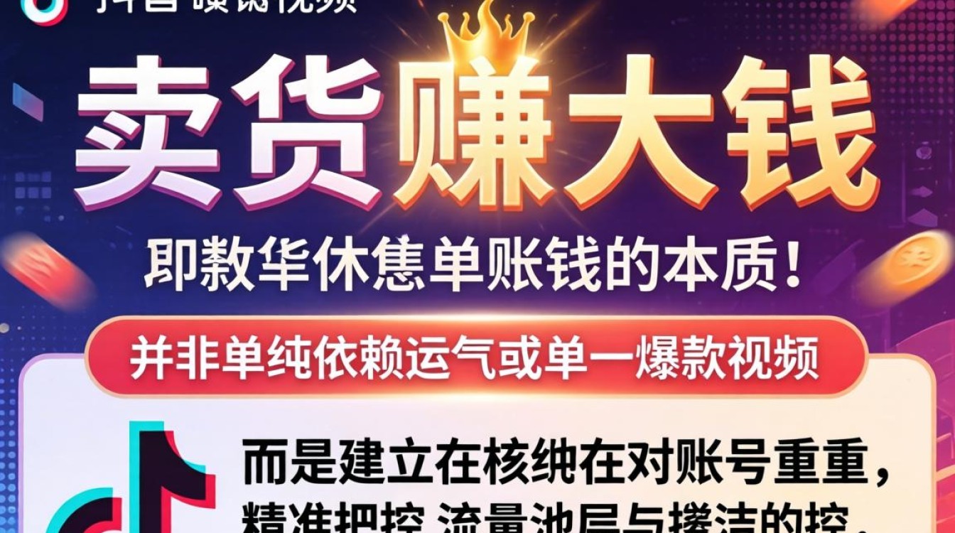 抖音卖货怎么赚大钱的?账号权重低如何快速提升 账号权重低如何快速提升