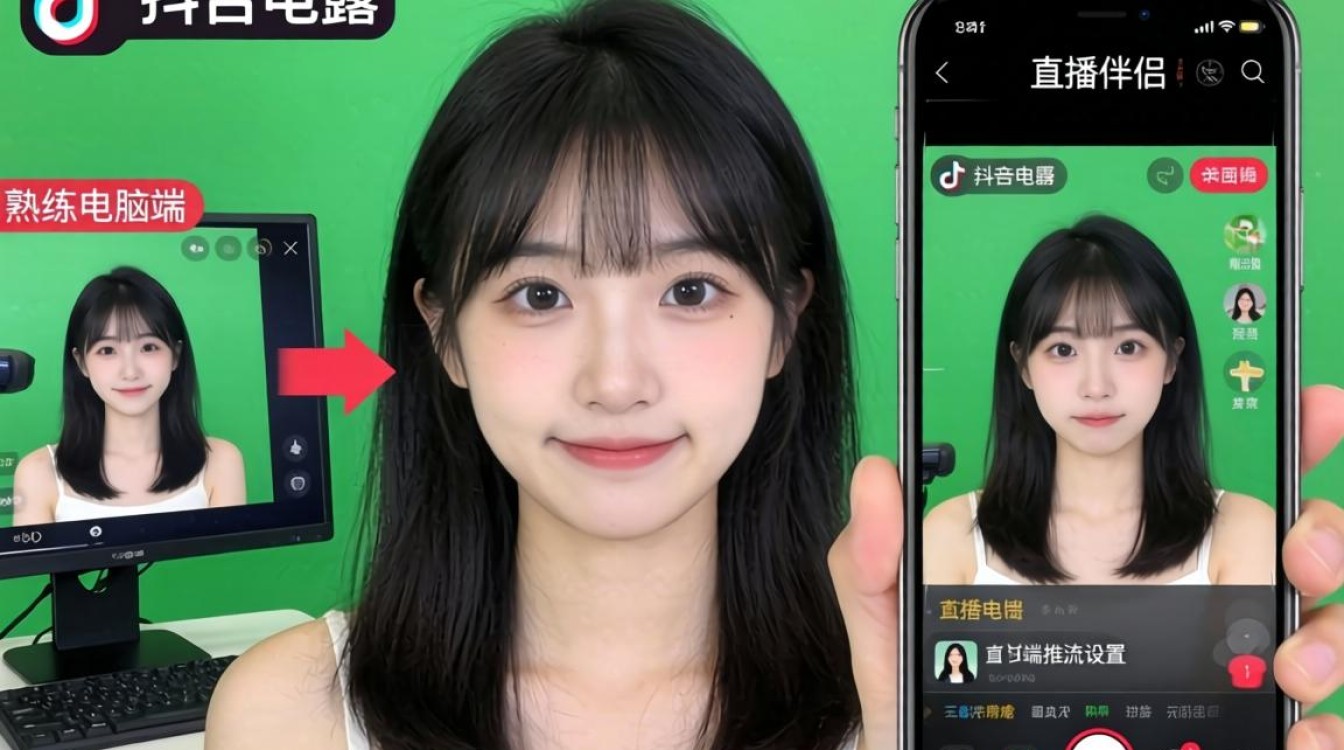 抖音怎么边直播边露脸呢