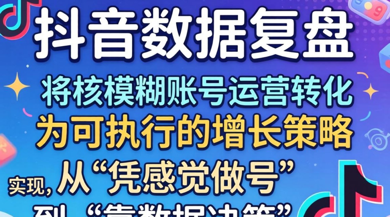 抖音数据复盘从入门到精通全面解析