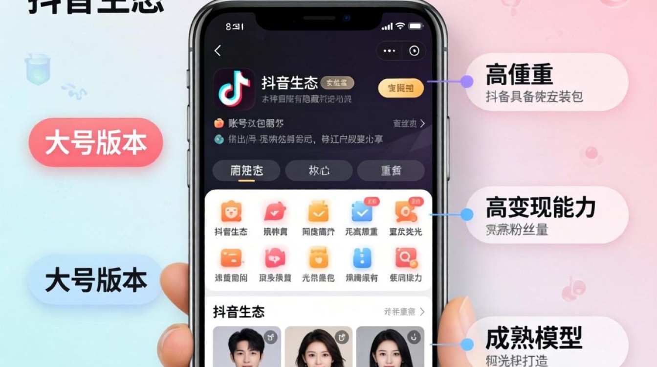 抖音里怎么弄出大号版本