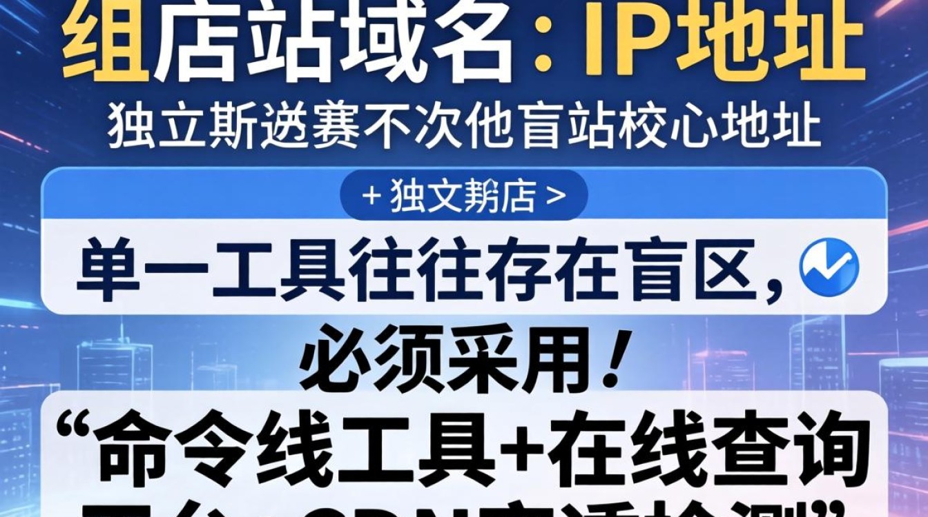 独立站域名怎么查看ip?独立站域名ip查询方法详解 独立站域名ip查询方法详解