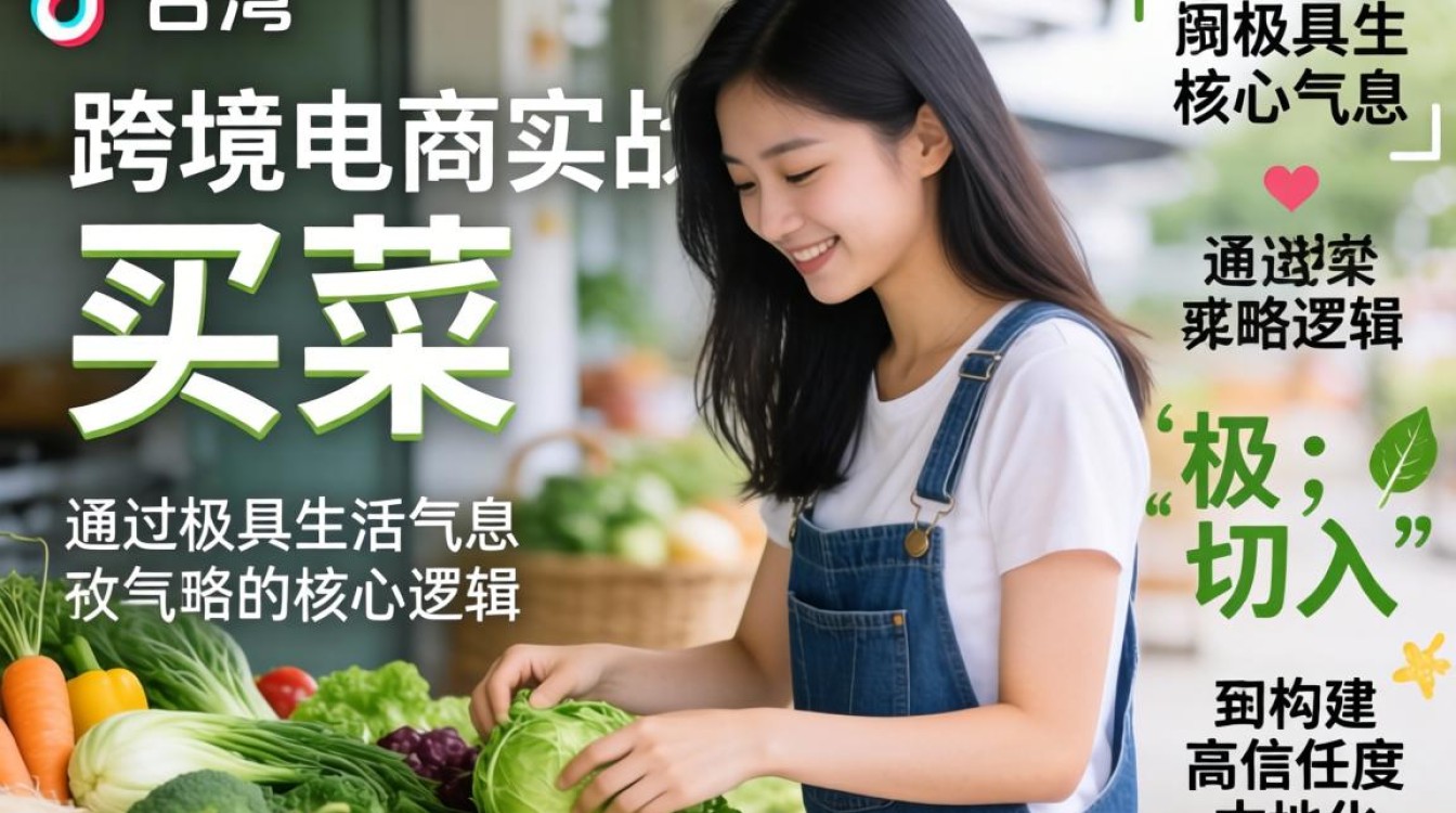 TikTok台湾小姐姐买菜怎么做?跨境电商实战攻略详解 TikTok台湾小姐姐买菜怎么做