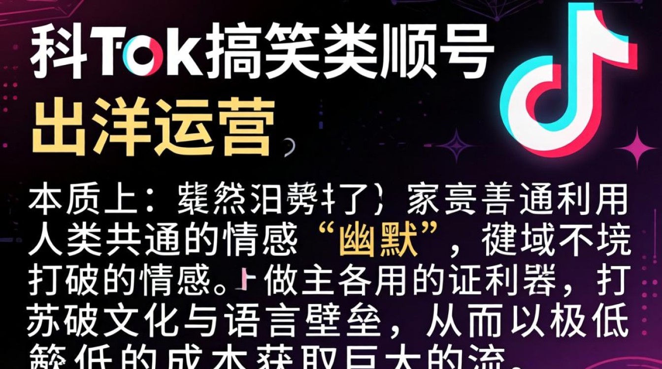 TikTok搞笑版出海运营指南怎么做