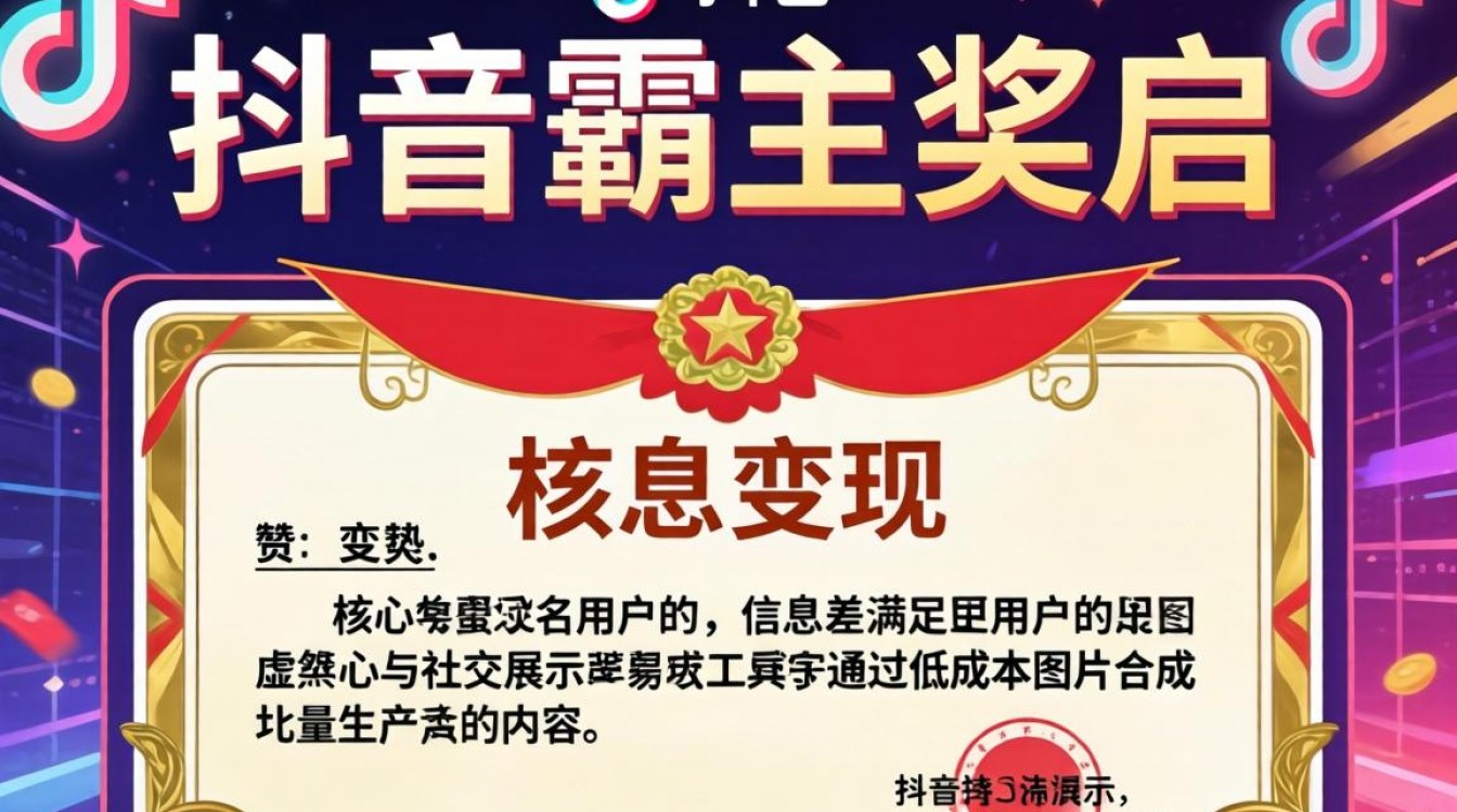 抖音霸主奖状图片怎么弄