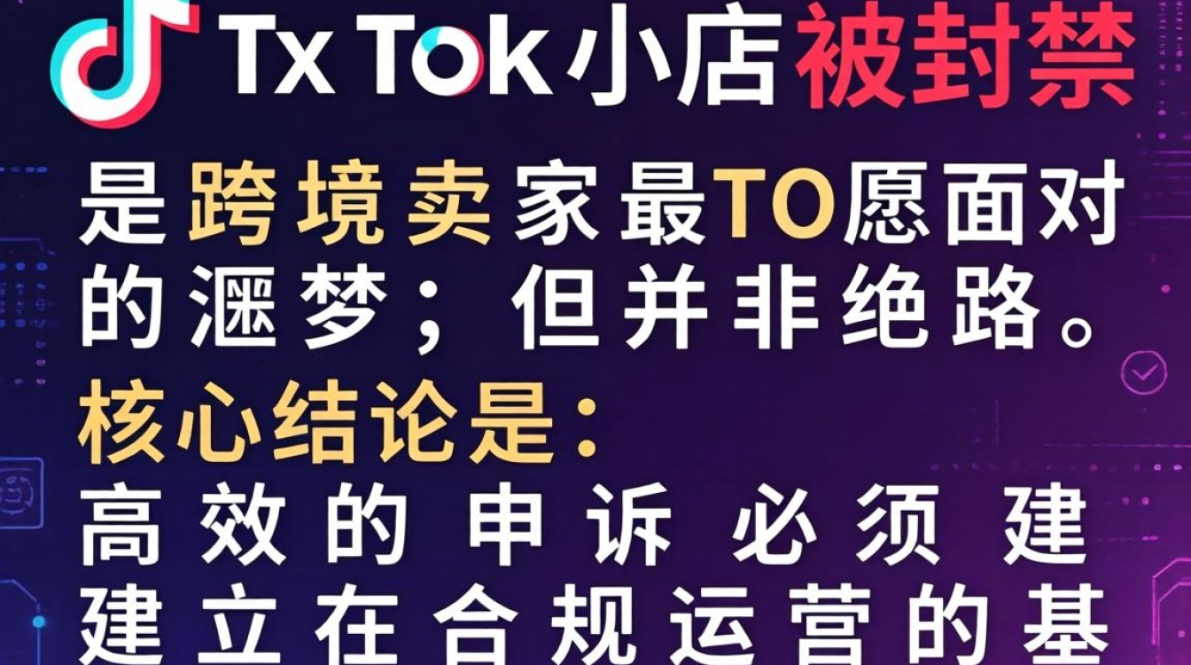 TikTok小店被封怎么申诉