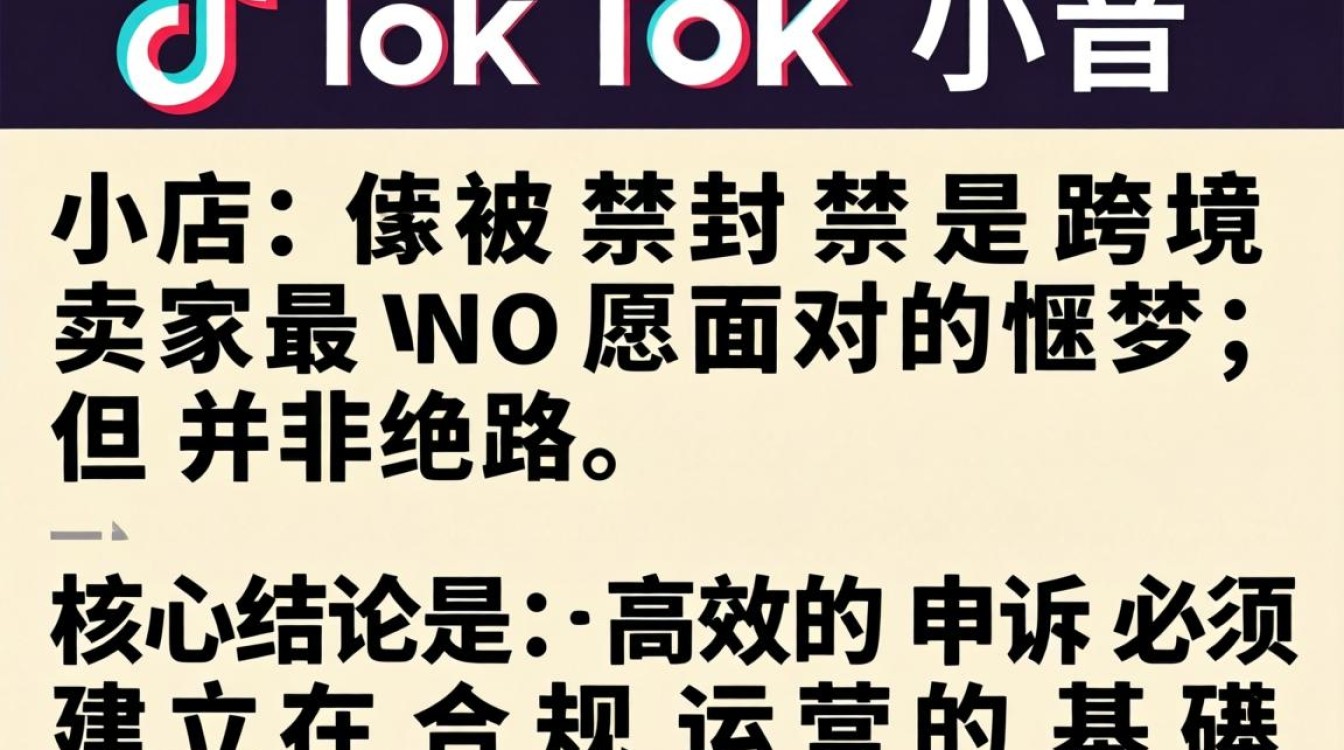 TikTok小店被封怎么申诉