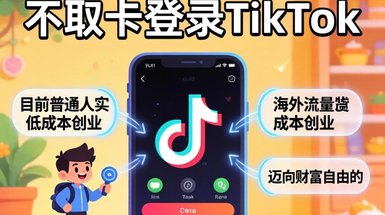 不取卡登录tiktok能创业吗