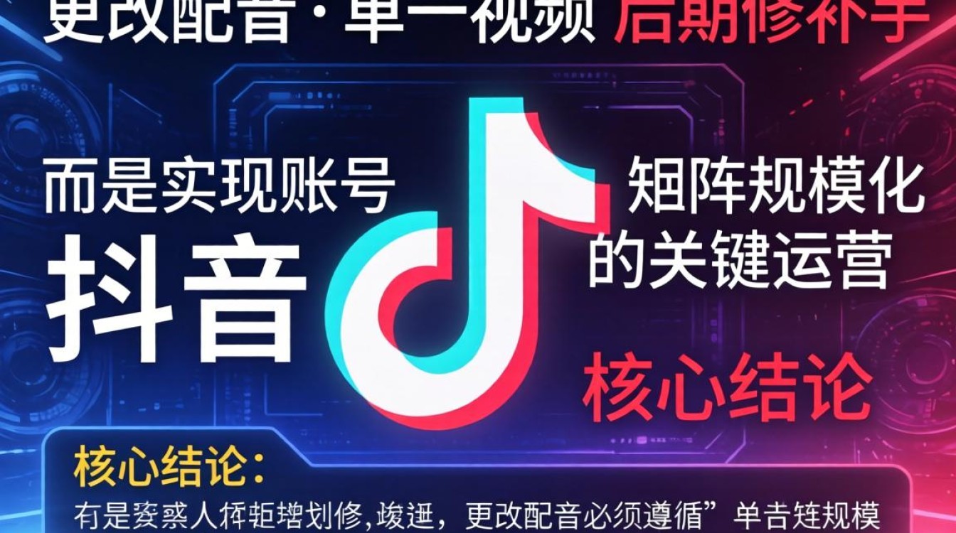 抖音作品更改配音怎么改