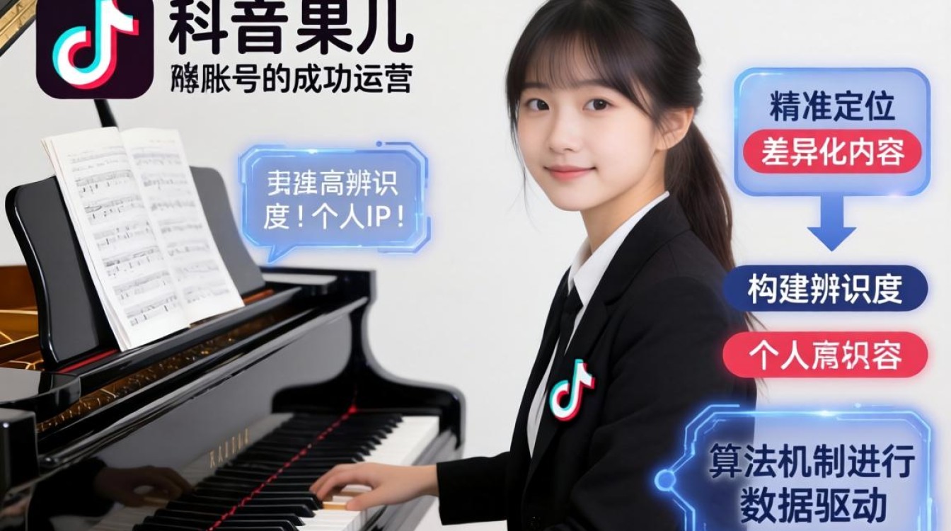 TikTok果儿弹钢琴账号如何运营?钢琴博主涨粉技巧有哪些 TikTok果儿弹钢琴账号如何运营