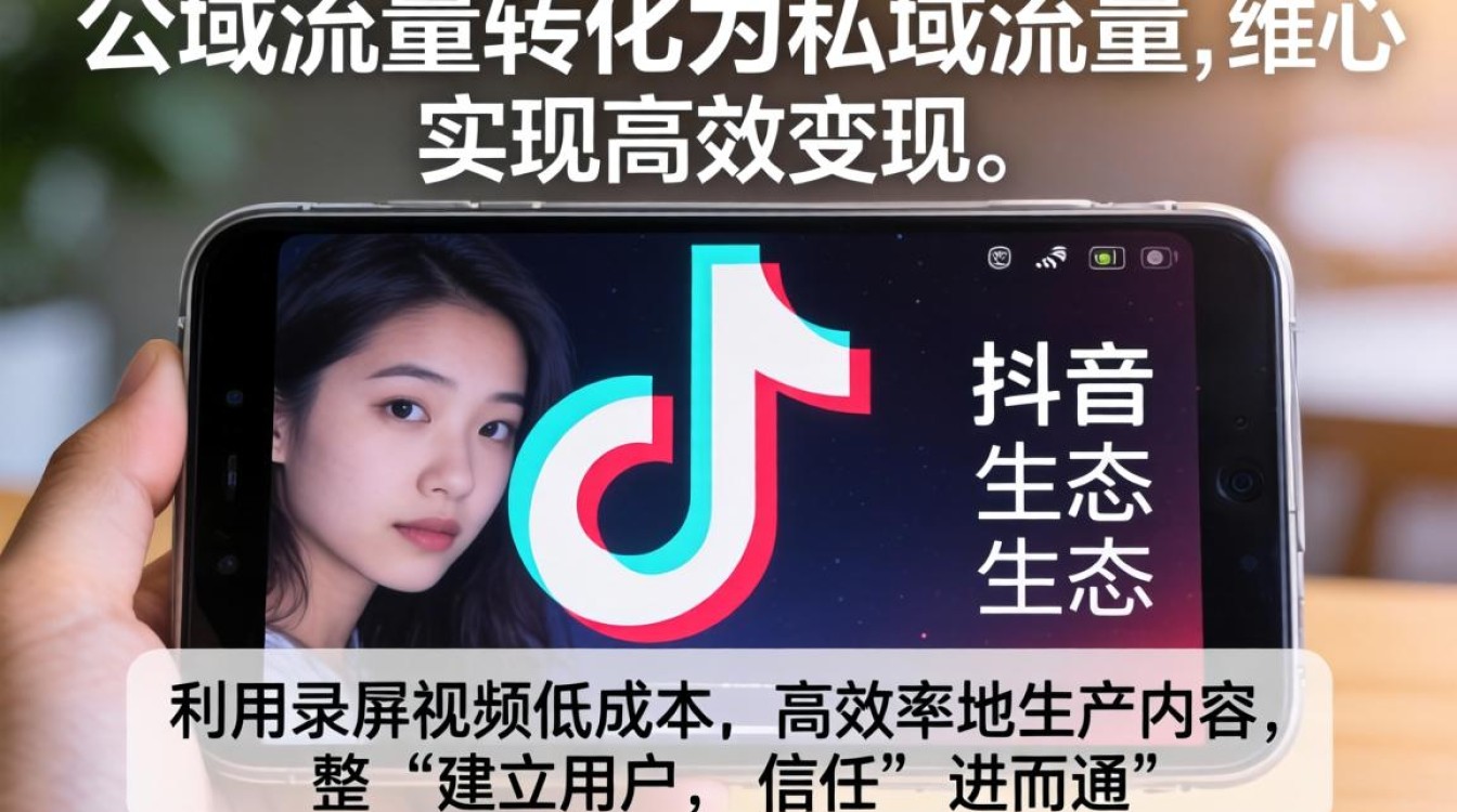 抖音录屏教程与变现技巧