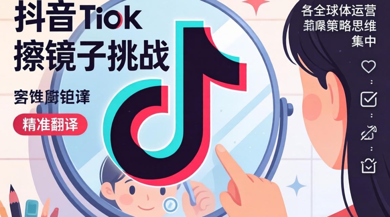 TikTok擦镜子挑战翻译怎么做?全球化运营策略思维详解 TikTok擦镜子挑战翻译怎么做